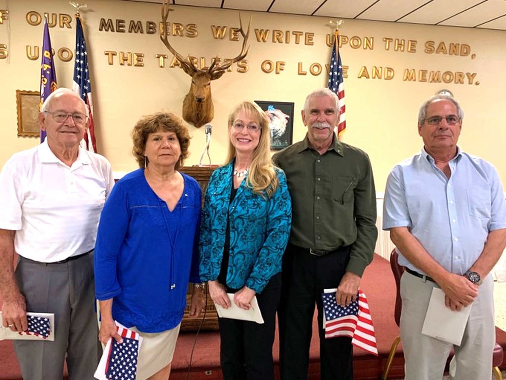 Sebring Elks name five new members